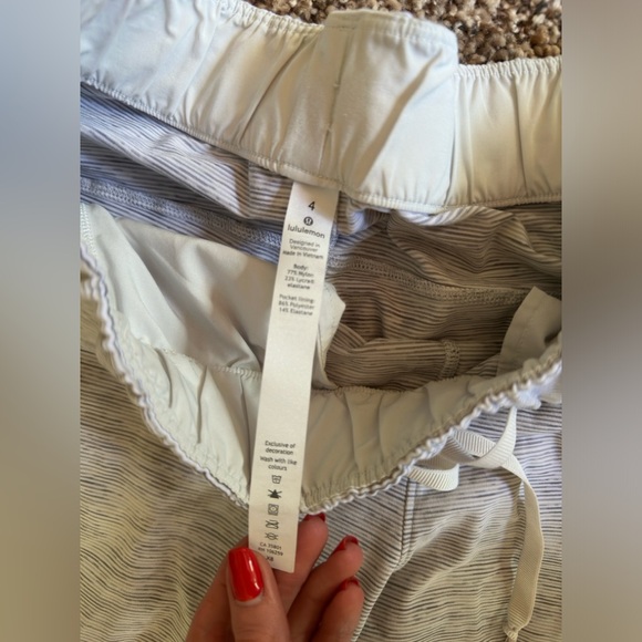 Like new condition Lulu cropped pants! Unsure of style. Literally no flaws! - Picture 2 of 2